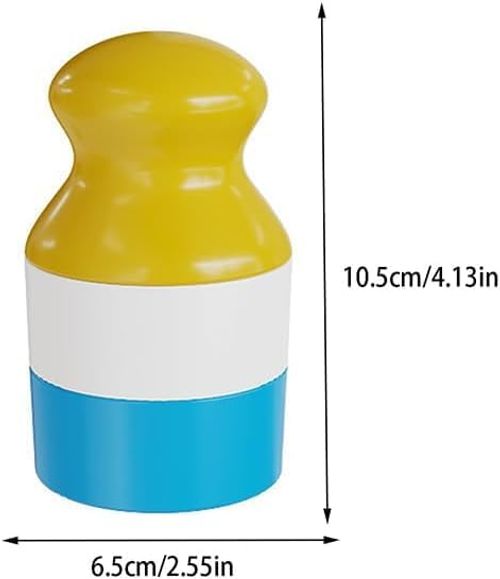 Portable Applicator for Sunscreen and Lotion - Refillable Sponge Roller Applicator - Multi-Purpose Travel Dispenser for Kids, Adults, and Families - 100ml Capacity for Travel-Sized Bottles (Blue)