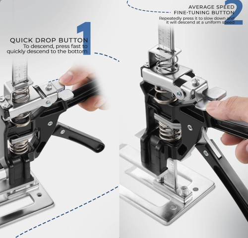 Labor Saving Arm Jack, Upgraded Multifunctional Stainless Steel Furniture Jack Lifter for Installing Cabinets and Wall Tile Height Adjuster Handheld Tool