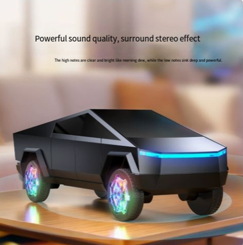 Mini Cybertruck-Style Bluetooth Speaker – Cool Car Model Design
