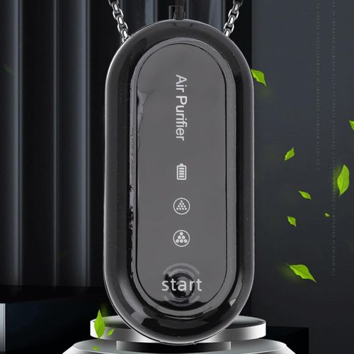 Portable Air Purifier, Wearable Ionizer Necklace, Rechargeable and Portable Air Negative Ion Generator, for Travel Party Outdoor Home