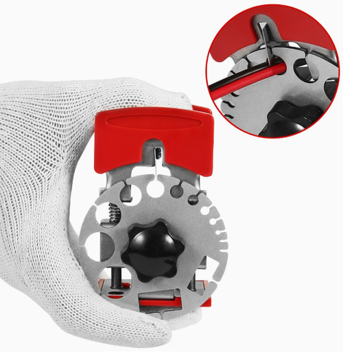 Handheld Quick Wire Stripper — Electrician's Adjustable Manual Stripping Tool for Rapid Removal of Wire and Cable Insulation