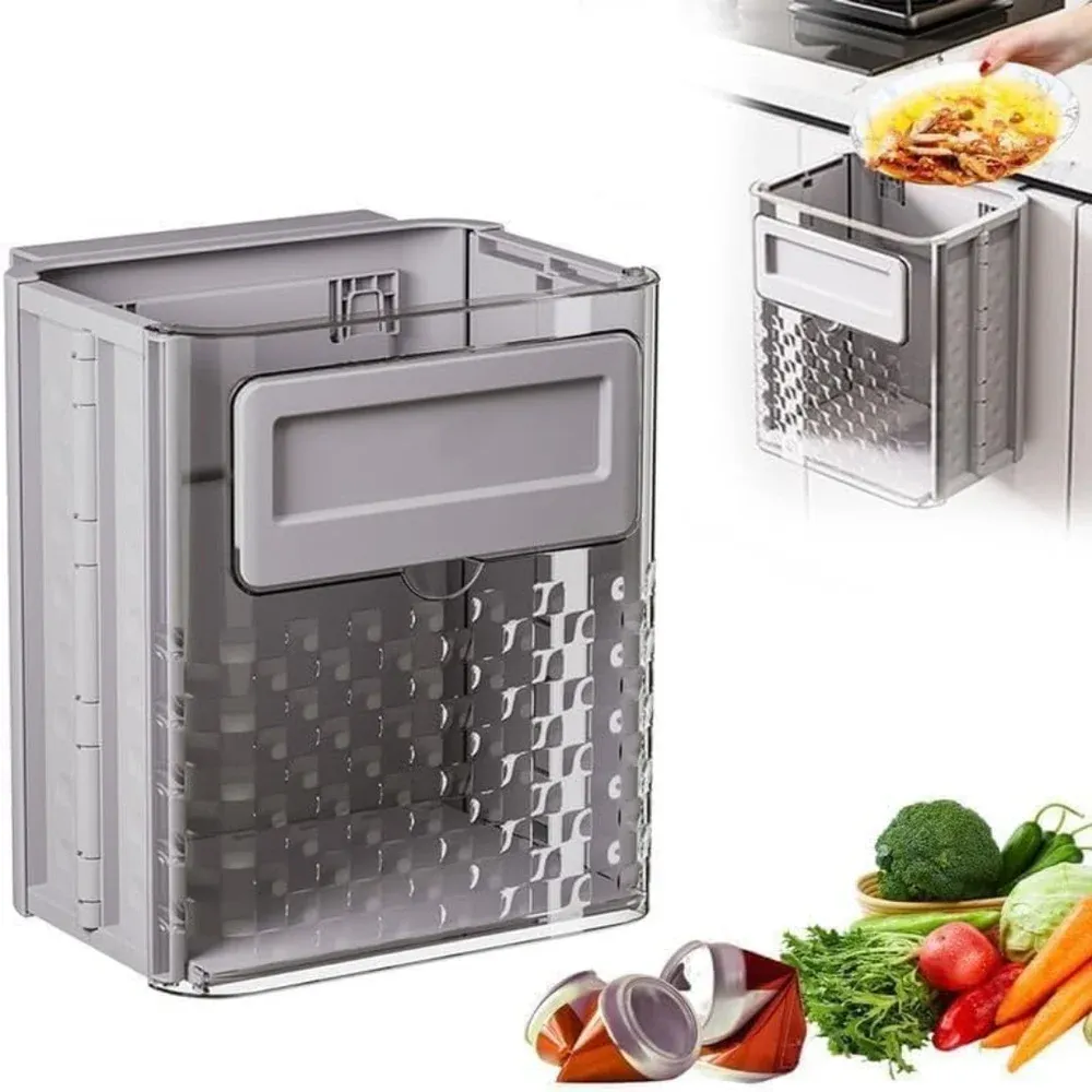 Wall Mounted Acrylic Dustbin