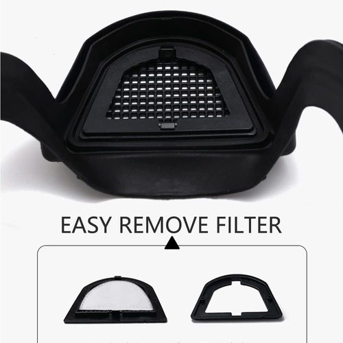 Super Protective Face Shield,Anti Fog Mask,Adult Clear Face Shield,Plastic Face Mask （Black）