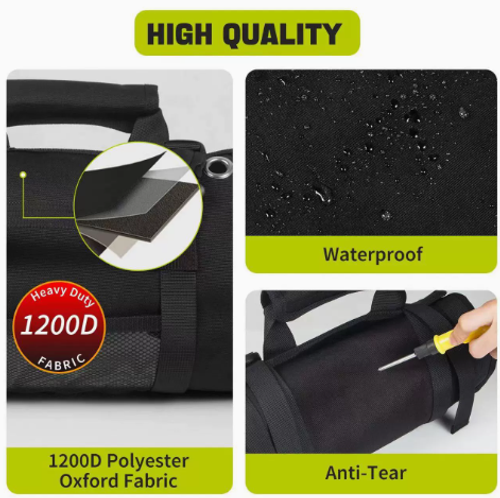 Portable Roll-Up Tool Organizer for Car, Electrician, and Carpentry Use