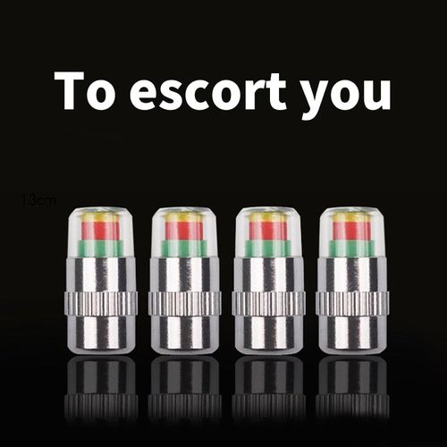 Leak Proof Tire Pressure Valves Caps Detection with Digital Display Gauge Indicators Alerts for Car Monitorings