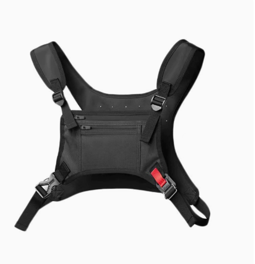 Tactical sports vest bag, practical men's chest bag, bravest bag, men's hip-hop street style functional bag