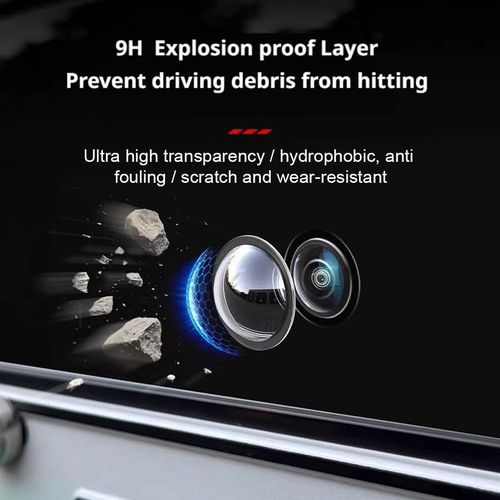 Car Camera Lens Protector,2PCS Clear Backup Camera Protective Cover,Anti-Rain Car Reversing Cameras Protection,High-Transparency Auto Backup Cameras Protective Sticker for Front BumperCamera