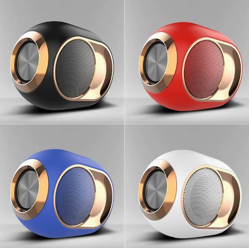X6 Portable Wireless Bluetooth Speaker with HD Sound and Deep Bass, Built-in Mic for Phone, Tablet, TV and More (Black)