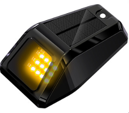 Universal Solar-Powered LED WarningStrobe Light for SUVs and Pickup Trucks – Wireless, Decorative Roof-Mounted Pilot Light