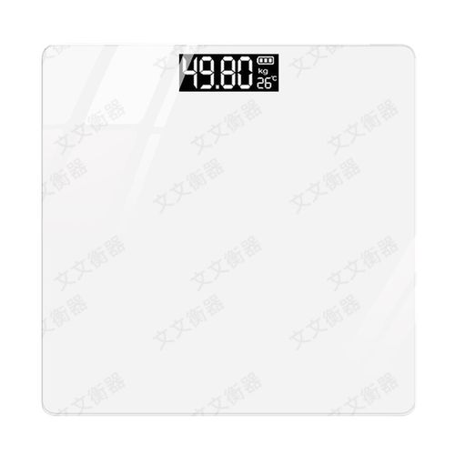 Body Fat Scale, Digital Electronic Smart Temperature and Humidity Measurement Weight Scale, Rechargeable USB