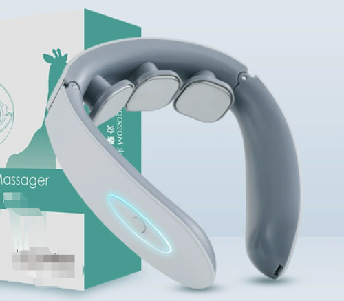 Rechargeable Electric Pulse Neck Massager – Smart Kneading Massager for Neck and Shoulders