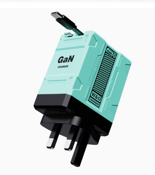 British standardCharger USB charging plug, multi-functional fast charging adapter, compatible with Android and Apple mobile phones and data cables.