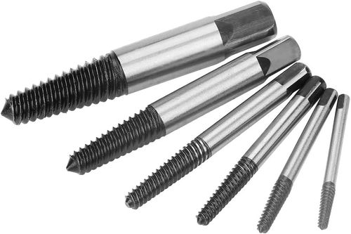 6Pcs Damaged Screw Extractor Set Chrome Vanadium Steel Damaged Bolt Screw Extractor Remover Broken Bolt Stripped Screw Extractor Kit