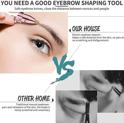 Premium Facial Shaver, Painless Electric Hair Remover, 2-in-1 Rechargeable Women's Facial Shaver, For Face, Lip, Chin