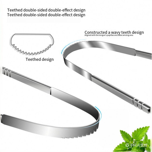 Tongue Scraper Tongue Cleaner Surgical Grade Stainless Steel  Reduce Bad Breath (Travel Cases Included), Metal Tongue Cleaner, Tongue Scraper for Fresher Breath & Easy to Use