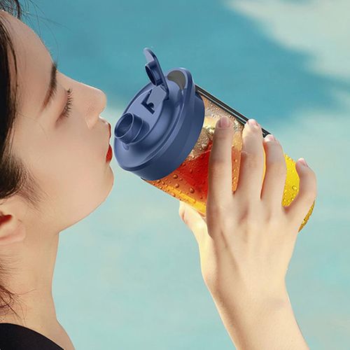 Personal Blender for Shakes and Smoothies, Portable Mixer, Fruit Juicer USB Rechargeable with 6 Blades, Handheld Blenders for Sports Travel and Outdoors, Small Electric Mini Blender