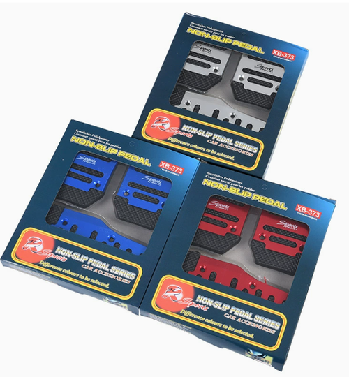 Thickened anti-slip car pedals,universal for manualautomatic transmissions, wear-resistant accelerator and brake pedals No-drill installation car pedals, anti-slip and anti-fall accelerator and brake pedals, car accessories Metal anti-slip pedals, universal car accelerator, brake, and clutch pedal modification parts