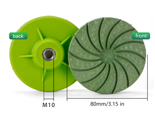 Last Fan Shape Grinding Wheel for Efficient Deburring Polishing of Natural Stone Surfaces Hard Materials Processing Stone Grinding Disc