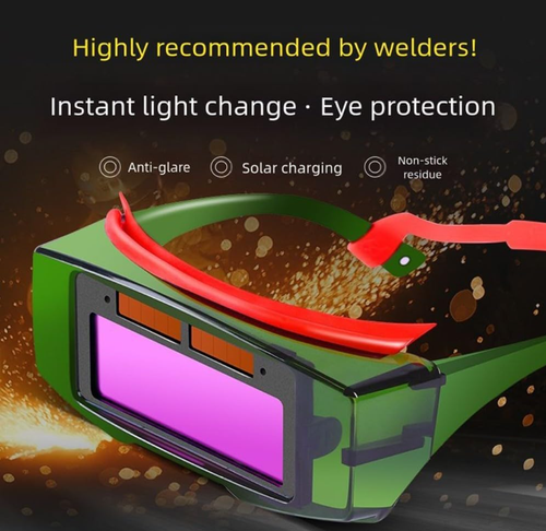 Auto-darkening welding goggles specialized protective eyewear for welders, designed for arc welding to block intense light