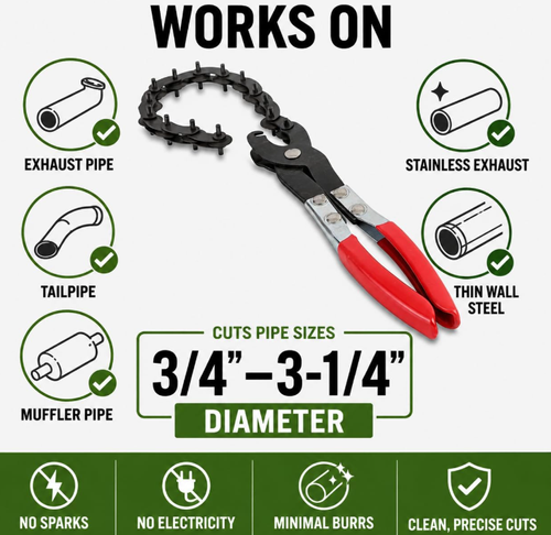 Exhaust Cutter Cuts