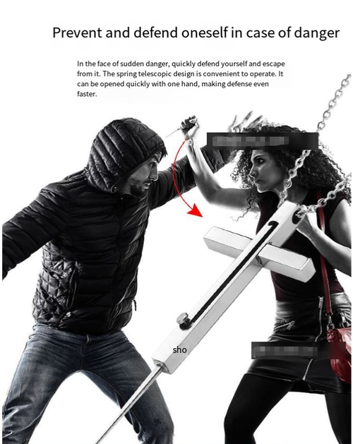 Self-defense necklace, jewelry, personal anti-wolf weapon, legal portable item