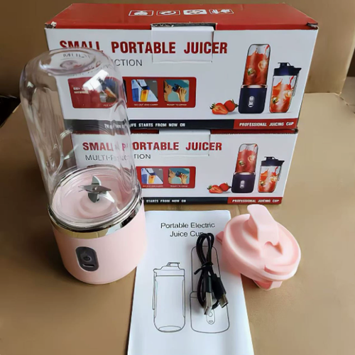 Personal Blender for Shakes and Smoothies, Portable Mixer, Fruit Juicer USB Rechargeable with 6 Blades, Handheld Blenders for Sports Travel and Outdoors, Small Electric Mini Blender