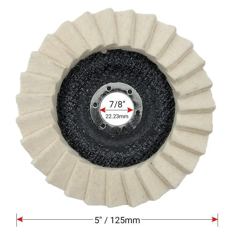 Wool Polishing Wheels Buffing Pads Angle Grinder Accessories Grinding Disc forMetal Glass Ceramic Polishing l Glass Ceramic PolishingTools  Hardware -Hard