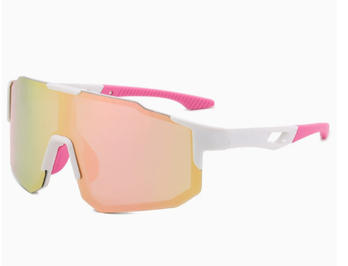 Outdoor sports trendy polarized sunglasses, new style for men and women, colorful cycling glasses, bicycle glasses.