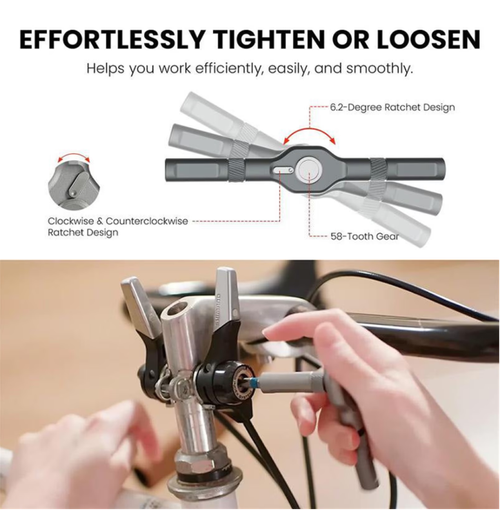24-in-1 Magnetic Screwdriver Set with Detachable T-Ratchet Handle, Precision Multi-Tool Kit for Home, Office, Garage Repairs