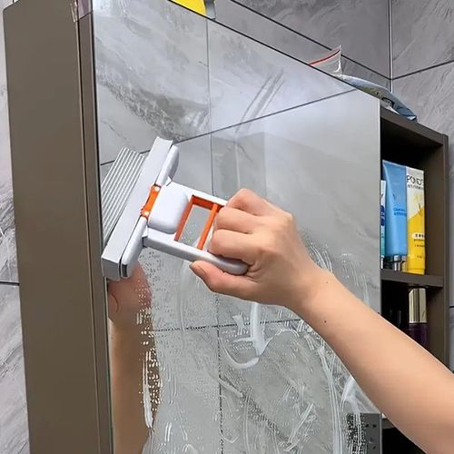 Mini Foldable Desktop Mop Self-Squeeze Sponge Cleaning Tool | Wet & Dry Portable Mop for Small Spaces, Kitchen, Bathroom, Glass & Countertops | Foldable, Hands-Free (Multicolor, Pack of 1)