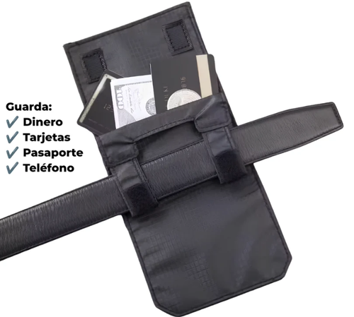 3-In-1 Pocket Travel Wallet, Foldable Under-Clothing Money Holder Wallet