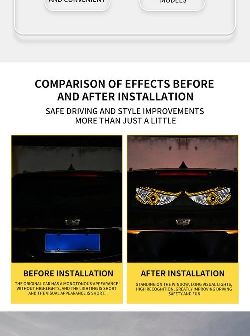 New Style LED Light Strip 2in1 Sticker Dynamic Demon Eye Personality Creative Soft Screen Lights LED Display Lights for car Truck,Off-road Vehicle Decorative Use Holiday Gifts, Ambient Lighting Car Interior, Truck Accessories, Car Enthusiasts, Car