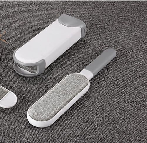 Linter Electrostatic Pet Hair Remover Brush Pet Skin Cleaning Brush Anti-Static Wool Cleaning Brush for Lint Remover Bed Sofa Clothes for Dog Cat