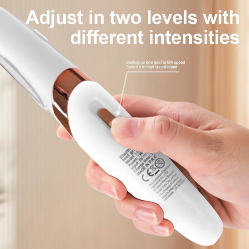 Electric Foot File – Rechargeable Callus Remover for Hard and Cracked Skin – Home Pedicure Kit for Soft Feet, Unisex