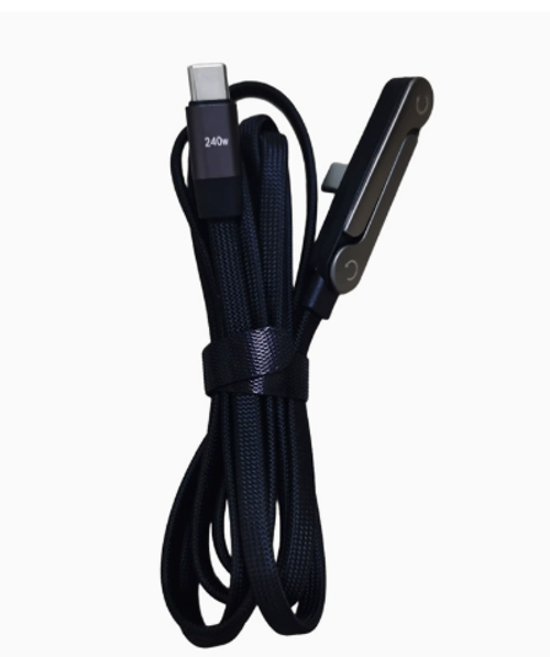 Type-C stand fast charging data cable for e-sports mobile games, right-angle PD charging cable for mobile phones