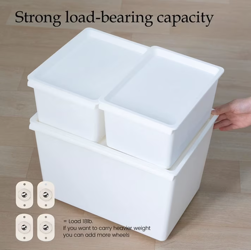 4-pack of Self Adhesive Mini Caster Wheels, Roller Ball Transfer Bearing, 360° Rotation Universal Wheel, Sticky Pulley for Trash Can, Storage Box, Small Furniture