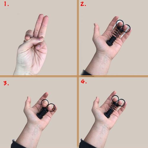 Heavy Grip Metal Finger Grippers Endurance Trainer for Forearm Strength Fitness Exercise Tools Black Ideal for Strength Training and Hand Rehabilitation