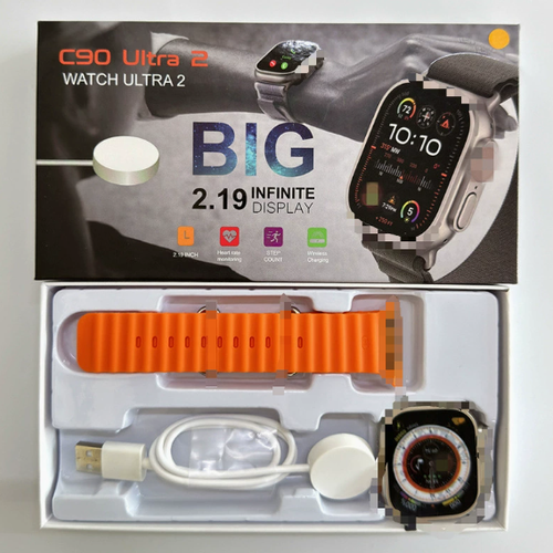 900Ultra2 Smartwatch, S9Ultra2 Heart Rate and Blood Pressure Health Sports Watch for Men and Women, C900Ultra2 Smartwatch with Heart Rate and Blood Oxygen Monitoring, Bluetooth Calling