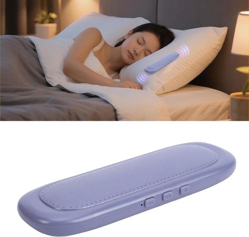 Generic Bluetooth Bone Conduction Pillow Speaker, Portable Sleep Aid with Stereo Bass and Timer Function, for Deep Sleeping with Type C Port Excellent Chips, Supports