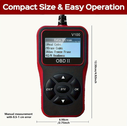 Universal OBD2 Car Diagnostic Tool: One-Touch Engine Fault Code Reading & Clearing, Full-Vehicle Inspection Automotive Engine Fault Diagnostic Tool: OBD2 Scanner—The Ultimate Device for Reading and Clearing Fault Codes Non-Intrusive Car OBD2 Diagnostic Device: A Self-Service Tool for Fault Code Reading, Inspection, and Maintenance Checks