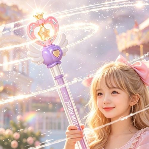 2026 Popular New Magic Fairy Wand Water Gun Summer Water Amusement Toy Birthday Gift Water Play Game