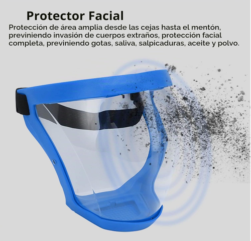 Face Mask Shield Anti-Fog Clear Ultra Clear Reusable Protective Plastic Face Shield Mask Droplet Splash Guard Eactix