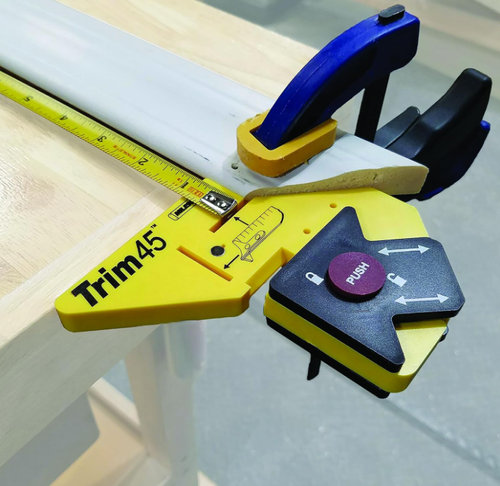Trim 45 Trim Carpentry Aid - Trim Gauge, Trim Miter Aid