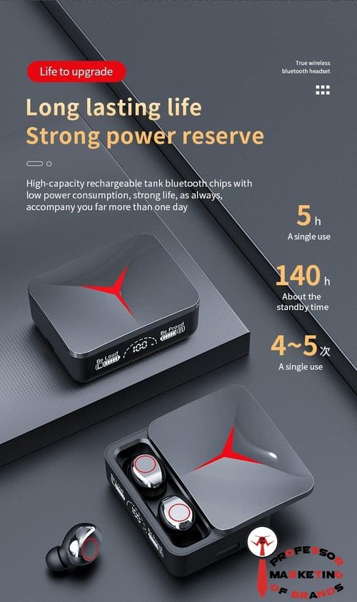New Gaming Headsets M90 PRO Wireless BT TWS Wireless Stereo Headset In-Ear Headphones