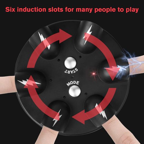 Electric Shock Roulette Game, Electric Shock Novelty Game, Fun Polygraph, Tricky Electric Shock Roulette Shooting Desktop Decompression Creative Truth or Dare, Fit for Home Bar Party Toys
