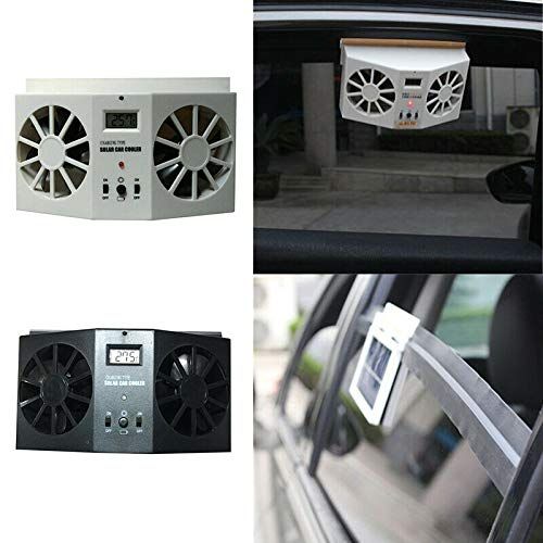 Solar Powered Car Exhaust Fan, Car Radiator Fan, Energy Saving Air Vent Radiator Air Purifiers