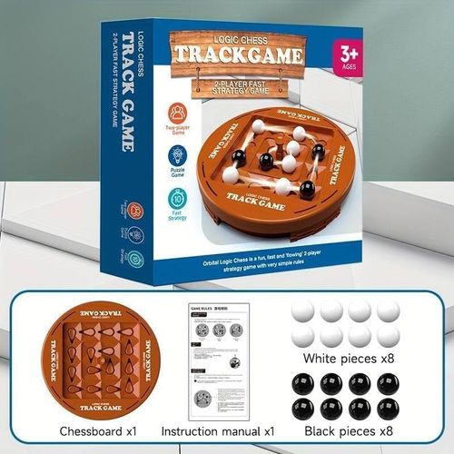 Orbital Logic Board Game, Educational Orbit Logic, Chess Track for 2 Player, Parent-Child Interactive Toys for Party Favor