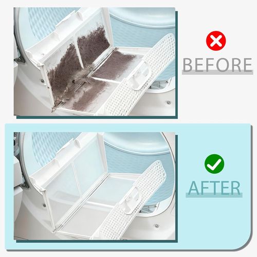 Dryer Vent Cleaner Kit, 5-Piece Professional Cleaning Kit with Flexible Dryer Vent Brush, Lint Remover Tool & Universal Vacuum Attachment for Duct, Hose, Pipe and Lint Trap - Safe & Efficientv