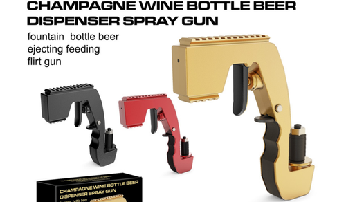 Beer Gun Champagne Spray Dispenser Party Bar Prop Bottle OpenerBeer Spray Gun Champagne Dispenser Bar Nightclub Party Prop