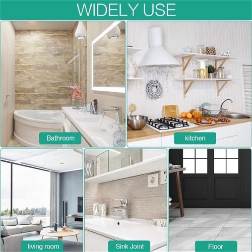 Caulk Remover Scraper, Silicone Caulking Tool, 3 in 1 Grout Remover Tool,Sealant Finishing Tool Grout Remove Scraper Kit  for Bathroom, Kitchen, Floor, Window, Frames Seal